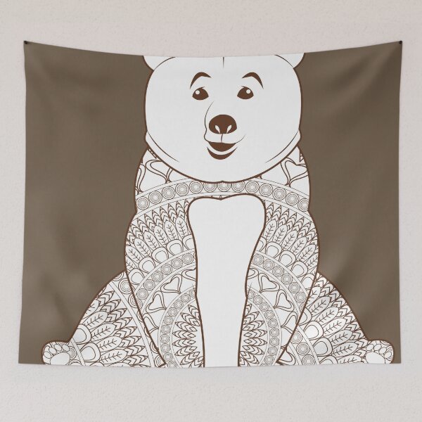 Artikelvorschau, Arabesque Bär T-Shirt entworfen und verkauft von LIQA.