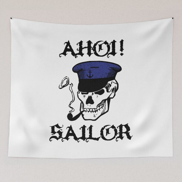 Item preview, Ahoy! Sailor. Captain skull designed and sold by MaesterAemon.