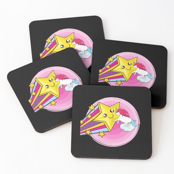 Item preview, Cute kawaii colorful rainbow star unicorn  designed and sold by Dear-Ashlin.