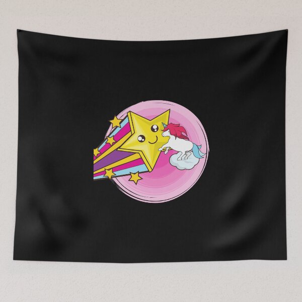 Item preview, Cute kawaii colorful rainbow star unicorn  designed and sold by Dear-Ashlin.