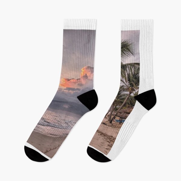Item preview, Peaceful beach view designed and sold by fatimaadraws.