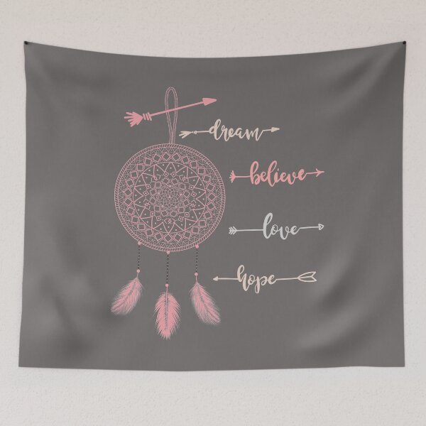 Item preview, Dreamcatcher "Dream, Believe, Love, Hope" designed and sold by Ksaavet.