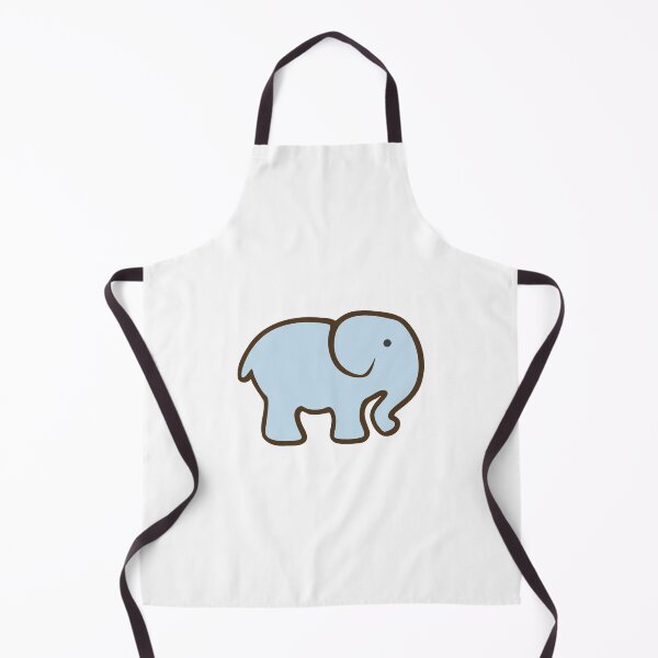 Item preview, Colorful Light Blue Elephant designed and sold by VibeCraze Designs.