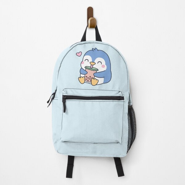 Item preview, Cute Little Penguin Loves Boba Tea designed and sold by rustydoodle.