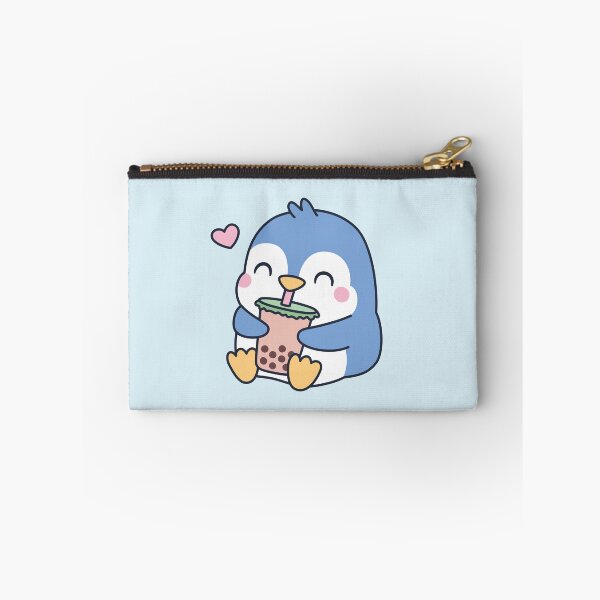 Item preview, Cute Little Penguin Loves Boba Tea designed and sold by rustydoodle.