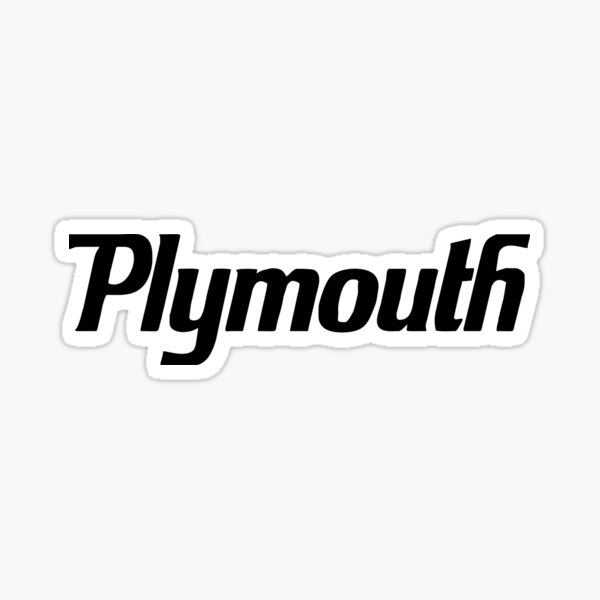BEST SELLER - plymouth-auto-logo Merchandise Sticker