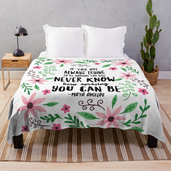 Artikelvorschau, Inspirierendes Lebenszitat von Maya Angelou entworfen und verkauft von Dollfacedesign.