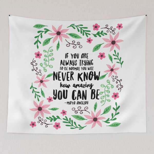 Artikelvorschau, Inspirierendes Lebenszitat von Maya Angelou entworfen und verkauft von Dollfacedesign.