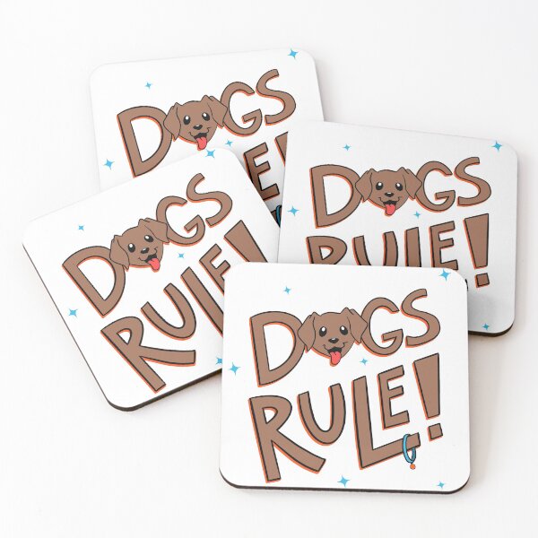 Item preview, Dogs Rule Type Design designed and sold by workofkieu.