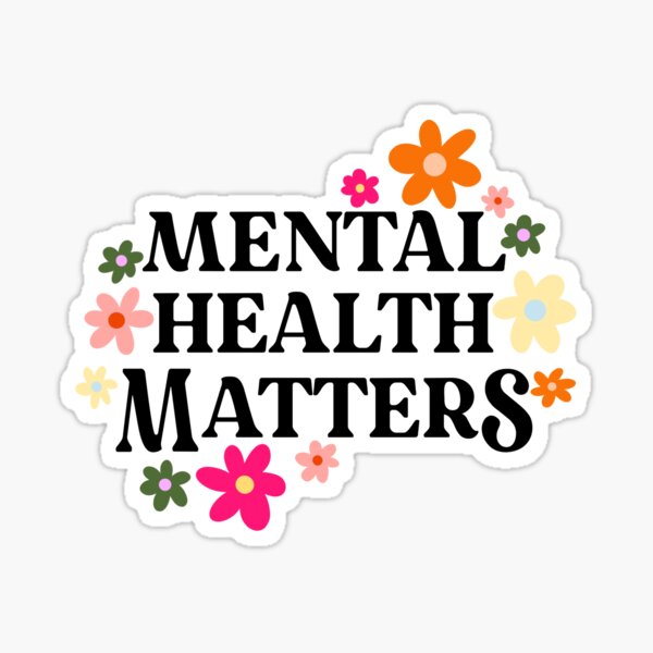Item preview, mental health matters designed and sold by groovygaldesign.