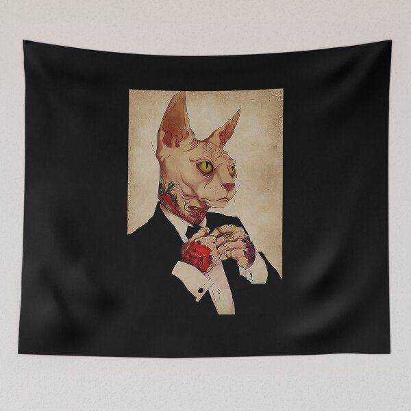 Item preview, Sphynx Cat And Tattoos  designed and sold by SeanRichar.