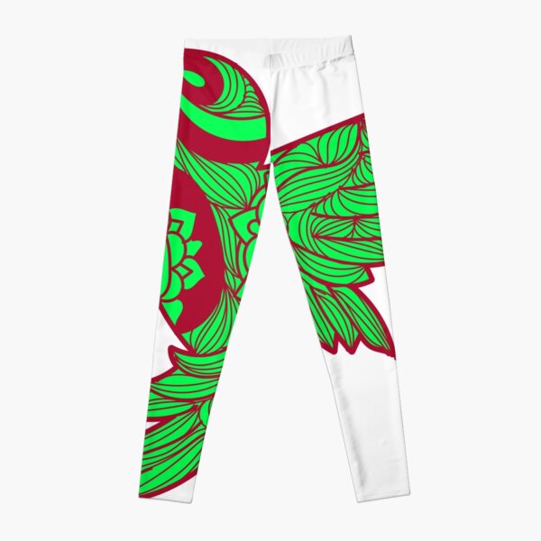 HUMMING BIRD GREEN Leggings