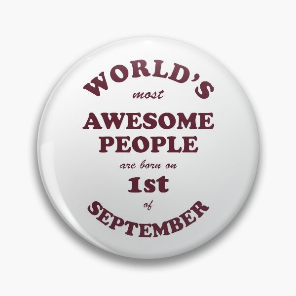 Artikelvorschau, Awesome People werden am 1. September geboren entworfen und verkauft von beloknet.