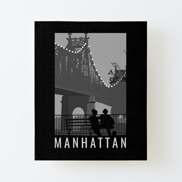 Manhattan Movie Artwork Canvas Mounted Print