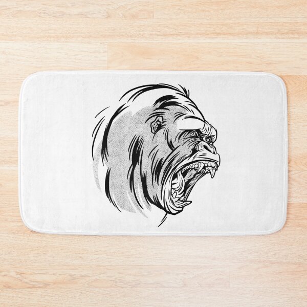 Item preview, Angry gorilla | Roaring monkey designed and sold by DerSenat.