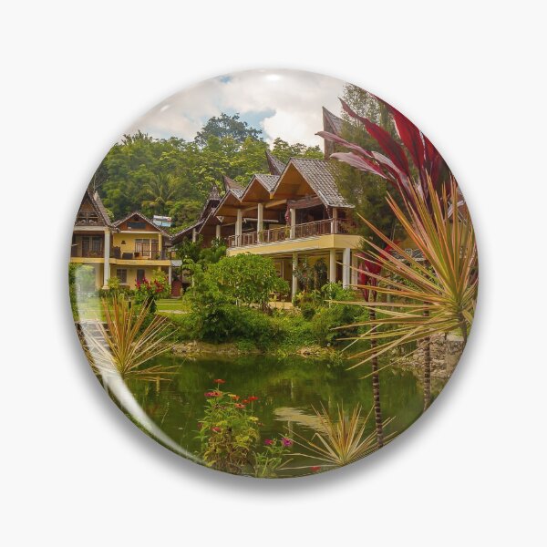 Item preview, A lake and a Bataknese architecture on the shore of Lake Toba designed and sold by SnapTPhotograph.