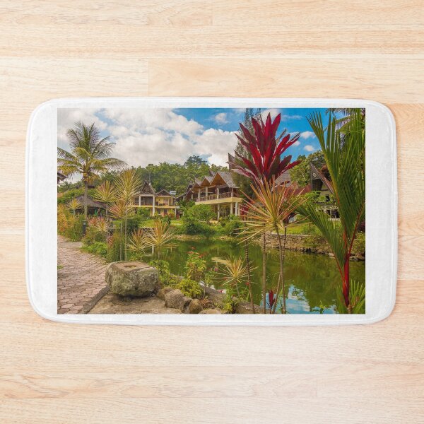 Item preview, A lake and a Bataknese architecture on the shore of Lake Toba designed and sold by SnapTPhotograph.