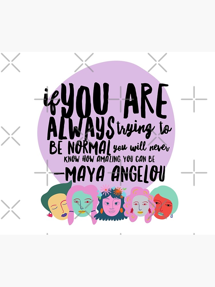 Thumbnail 3 of 3, Tapestry, Copy of Maya Angelou Inspirational Life Quote designed and sold by Dollfacedesign.