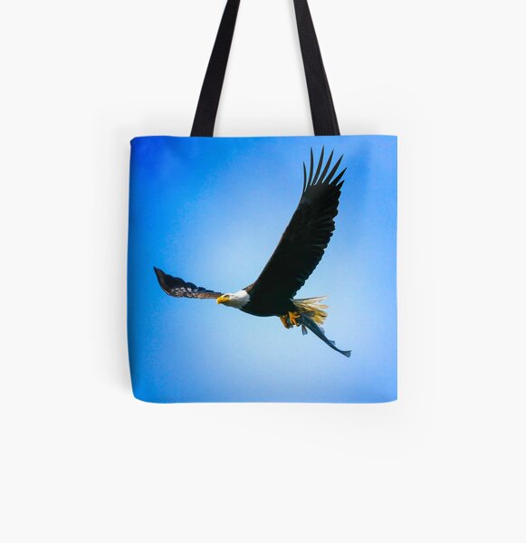 An Eagle's Dinner All Over Print Tote Bag