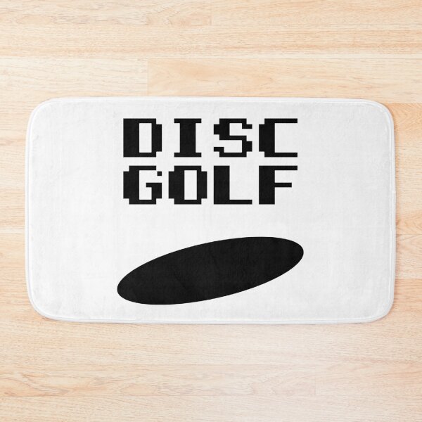Item preview, How to play disc golf pixelated letters on white designed and sold by ciaobebo.