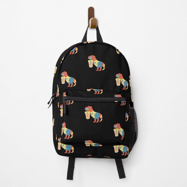 Vista previa del artículo con la obra «Colorido Boba Dino», diseñado y vendido por Rhu Creations.
