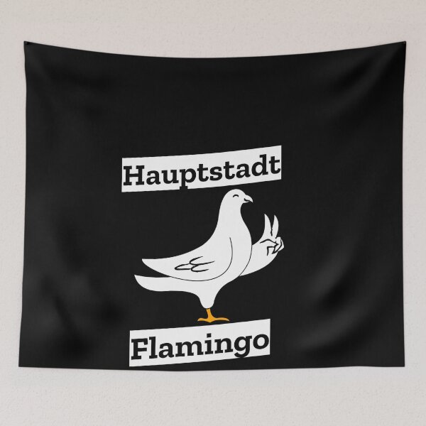 Item preview, Pigeon doves capital flamingo designed and sold by MarianRossberg.