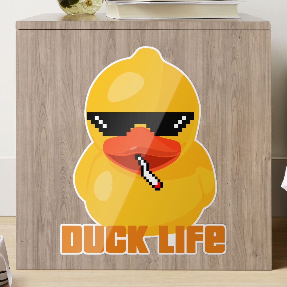 Duck Life Duck Duck Decal 7x2 Inch 