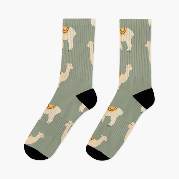 Item preview, Alpacas on green designed and sold by reneesillus.