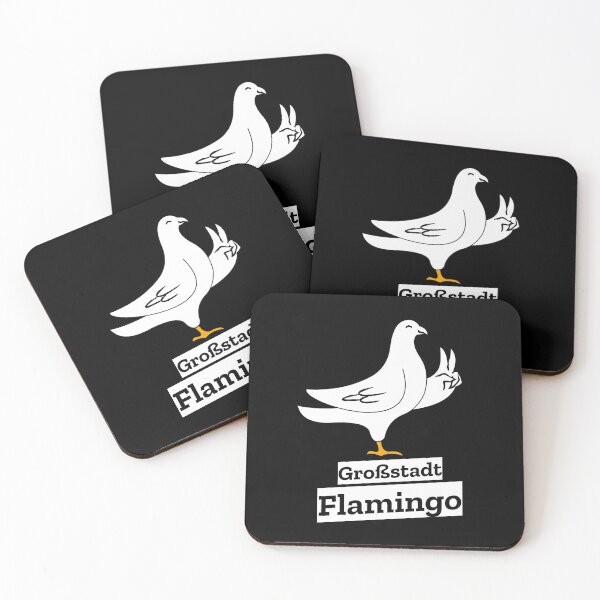 Item preview, Pigeon doves lover capital flamingo designed and sold by MarianRossberg.