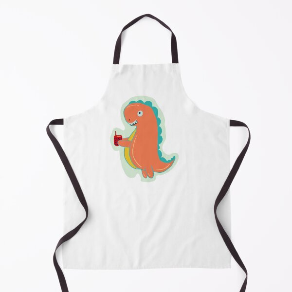 Item preview, Dino Boba Cartoon Illustration Sticker designed and sold by papaipapai198.