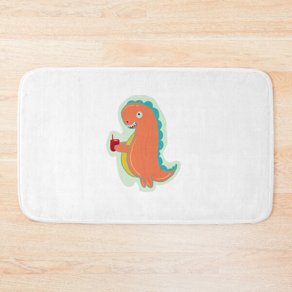 Item preview,  Dino Boba Cartoon Illustration Sticker designed and sold by papaipapai198.