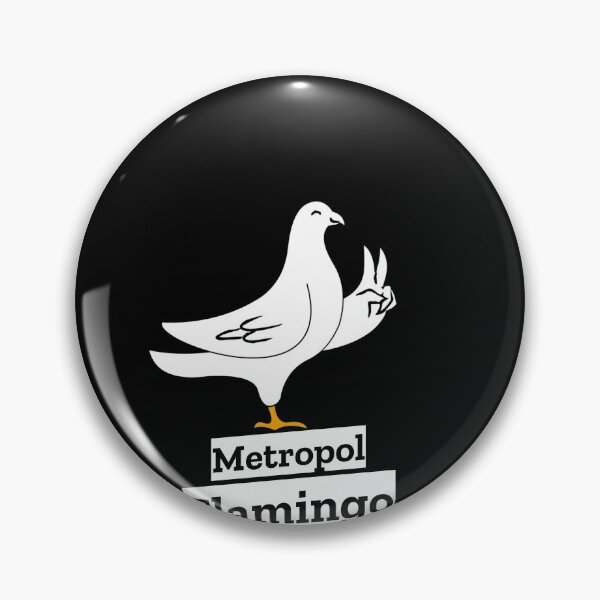 Item preview, Pigeon doves lover metropolis flamingo designed and sold by MarianRossberg.