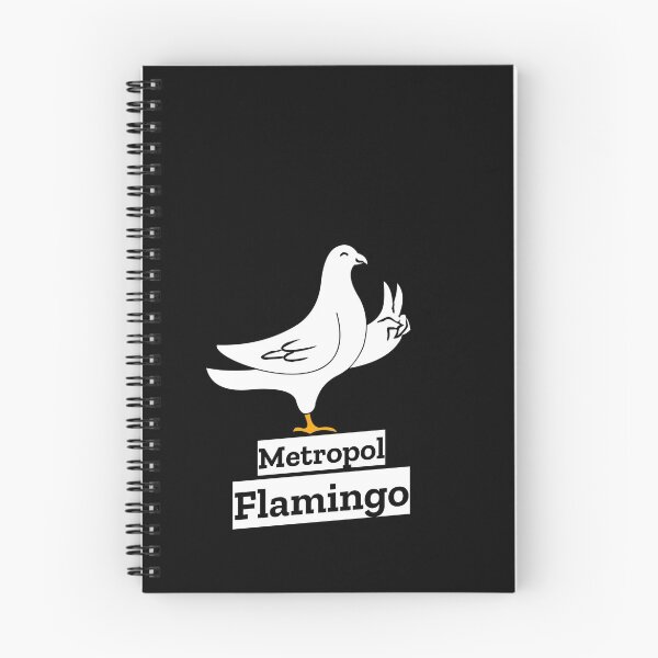 Item preview, Pigeon doves lover metropolis flamingo designed and sold by MarianRossberg.