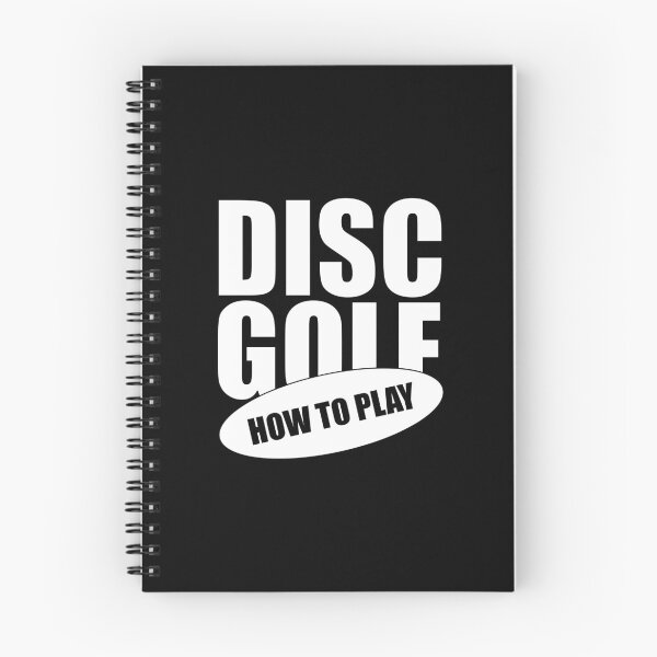 Item preview, How to play disc golf letters on black designed and sold by ciaobebo.