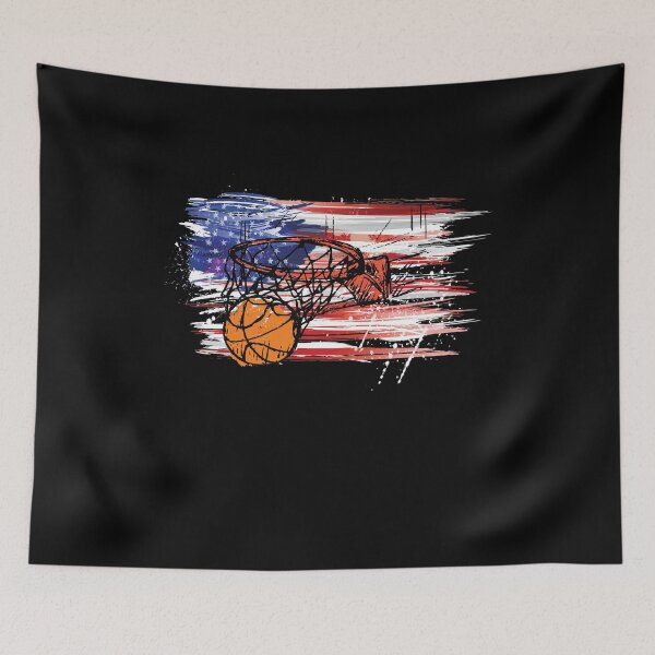 Item preview, Basketball USA flag designed and sold by valuestees.