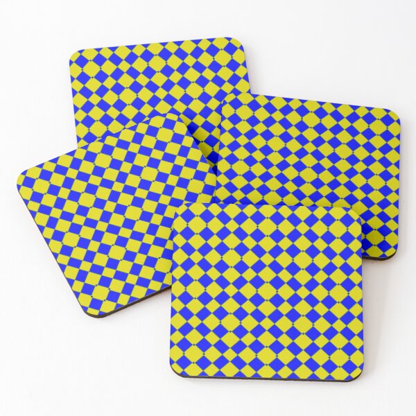 Item preview, Blue and Yellow Checkerboard  designed and sold by Hoodfilms.