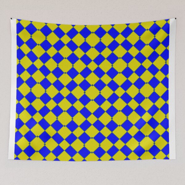 Item preview, Blue and Yellow Checkerboard  designed and sold by Hoodfilms.