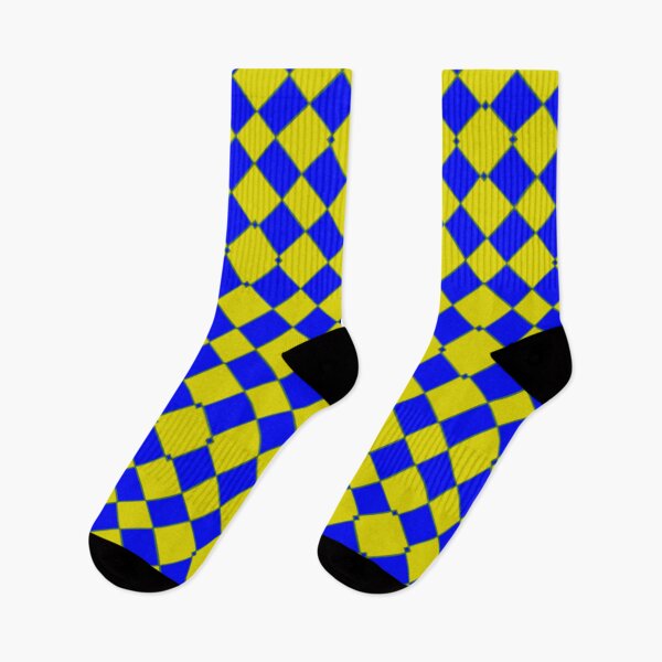 Item preview, Blue and Yellow Checkerboard  designed and sold by Hoodfilms.
