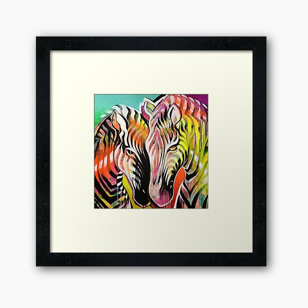 Zebras Framed Art Print