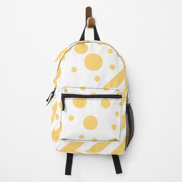 Item preview, Yellow Stripes and Dots on a White background designed and sold by squishyrainbow.