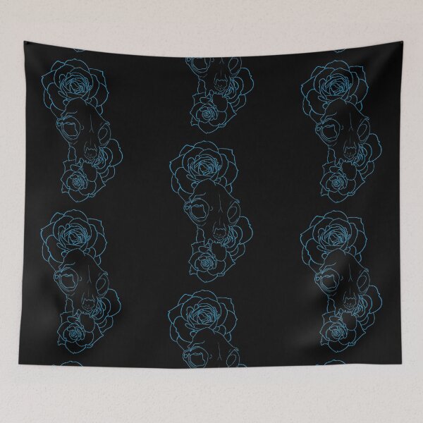 Item preview, Cat Skull and Roses designed and sold by Ron's Designs.