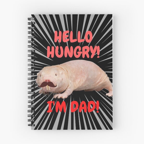 Item preview, Bad dad jokes mole rat designed and sold by Redga.