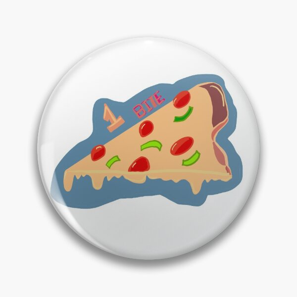 Item preview, One Bite Pizza Illustration Sticker designed and sold by papaipapai198.