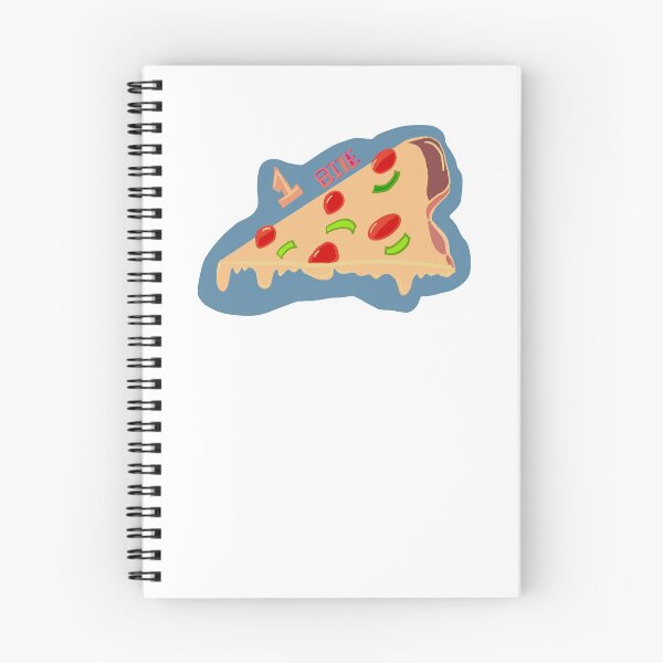 Item preview, One Bite Pizza Illustration Sticker designed and sold by papaipapai198.