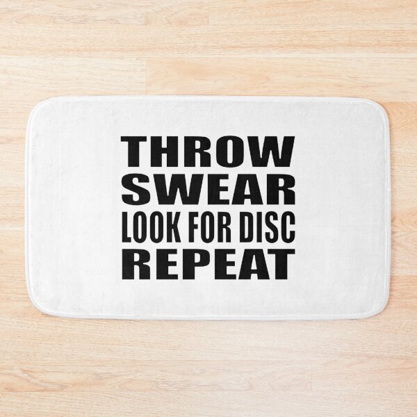 Item preview, How to play disc golf letters on white designed and sold by ciaobebo.