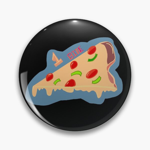 Item preview, One Bite Pizza Illustration Sticker designed and sold by papaipapai198.