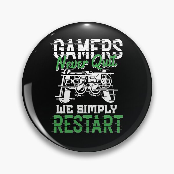 Item preview, Gamers never quit designed and sold by valuestees.