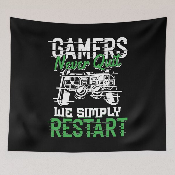Item preview, Gamers never quit designed and sold by valuestees.