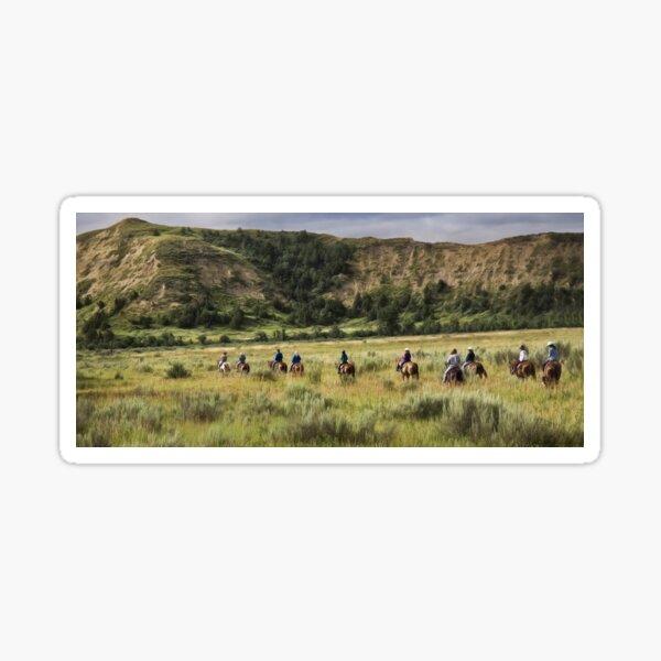 Item preview, Riding the Trail - Theodore Roosevelt National Park, North Dakota designed and sold by Kathy Weaver.