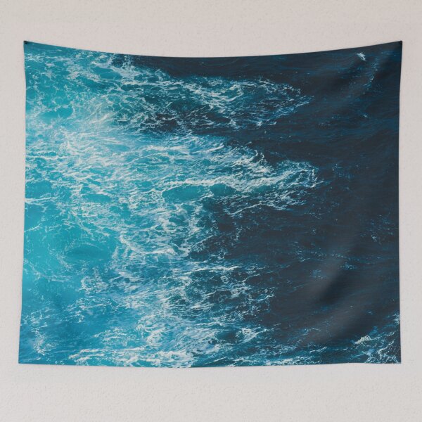 Item preview, Light and Dark Blue Waves  designed and sold by Blok45.